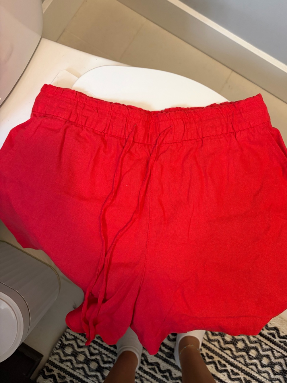 Women’s Red Drawstring Shorts Target